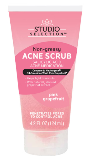 Studio Selection Oil-Free Acne Scrub 124ml