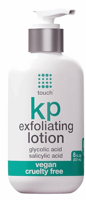 Touch Keratosis Pilaris Treatment with 2% Glycolic Acid And Salicylic - AHA BHA Exfoliating Rough Bumpy Skin Body Lotion
