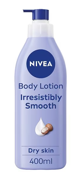 NIVEA Irresistibly Smooth Body Lotion for Dry Skin 400ml