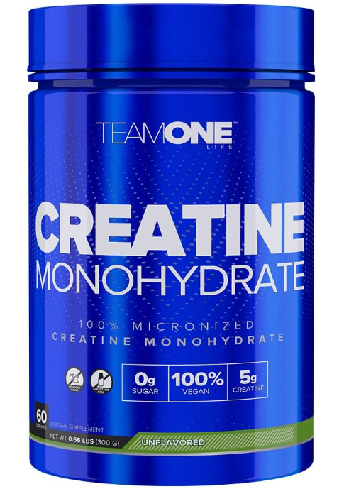 TEAM ONE CREATINE MONOHYDRATE UNFLAVORED 300G